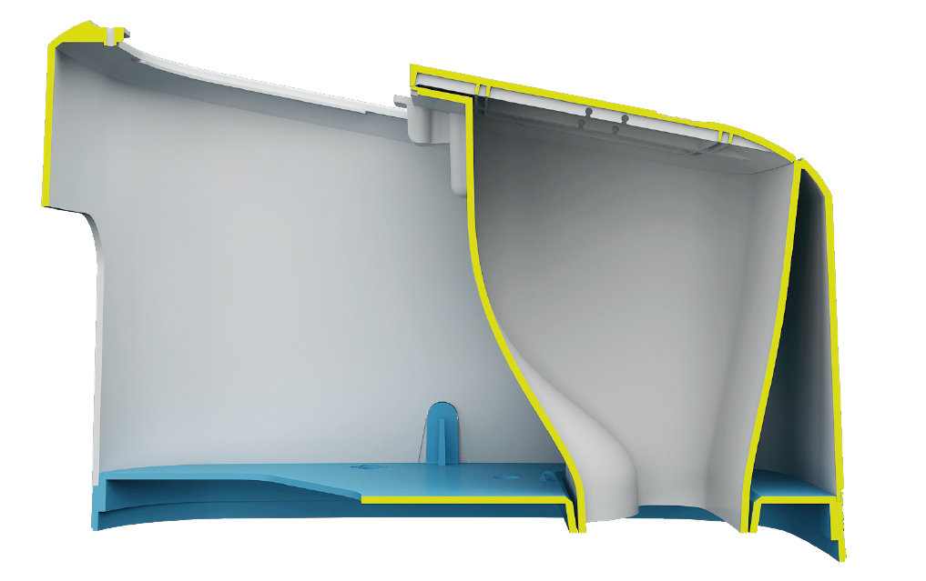 Section Drawing for Foleo